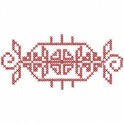Cross Stitches Embroidery Design 5